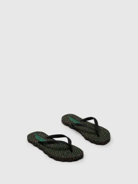 Beach Flip-Flops STAR Black