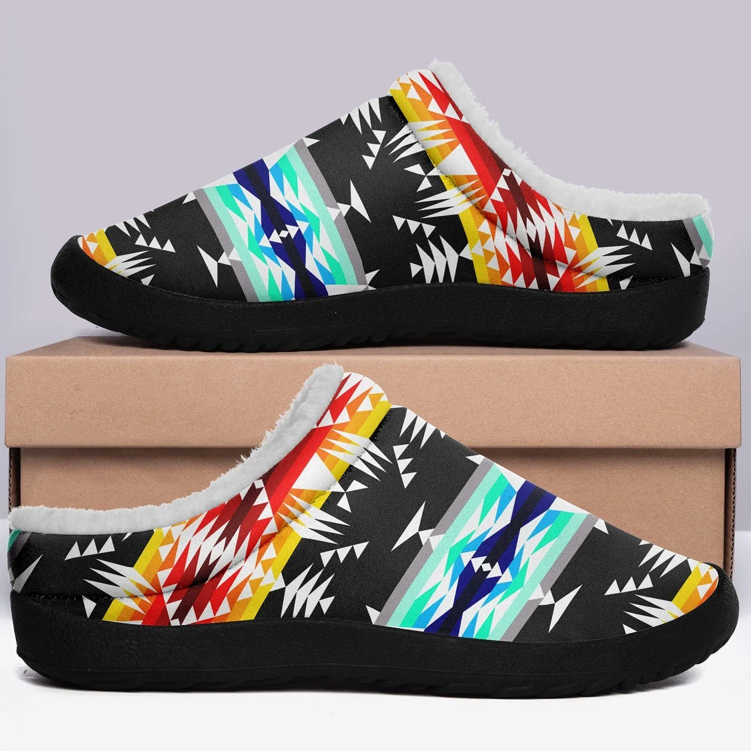 Between the Mountains Gray Ikinnii Indoor Slipper