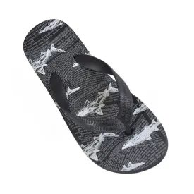 OCTAVE Boys Summer Beach Wear Flip Flops - Shark Design