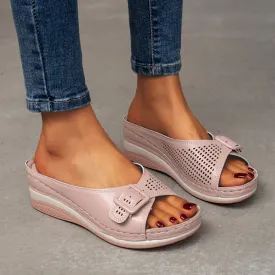 Open Toe Platform Casual Shoes