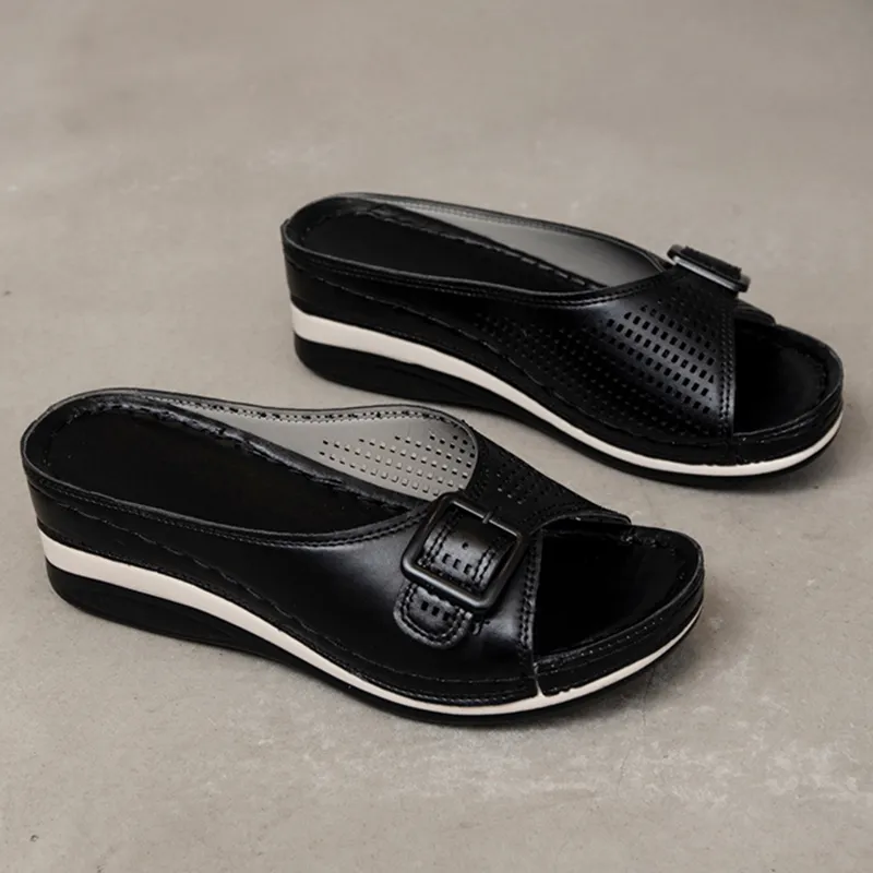 Open Toe Platform Casual Shoes