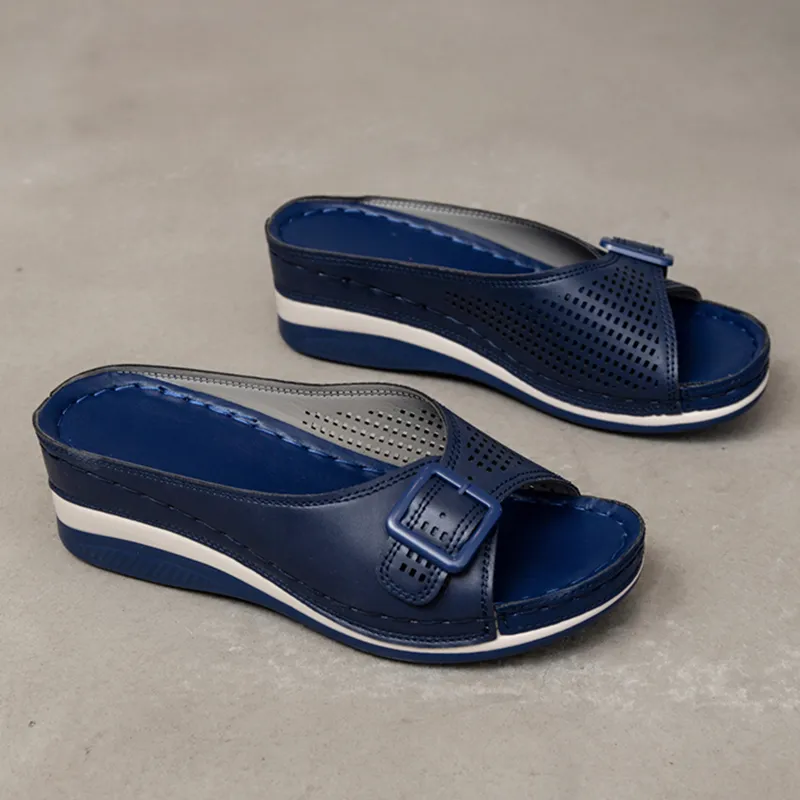 Open Toe Platform Casual Shoes
