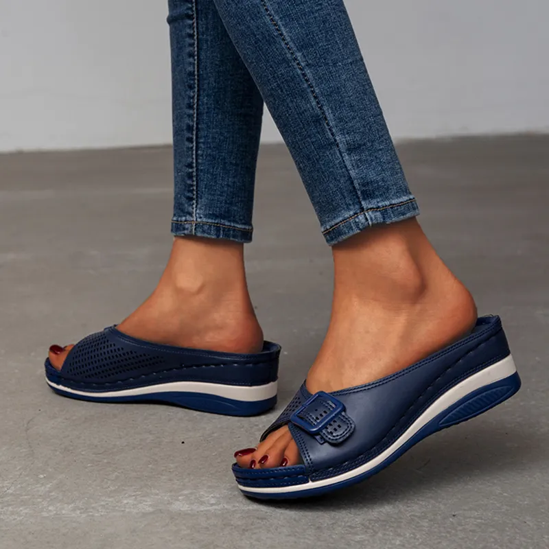 Open Toe Platform Casual Shoes