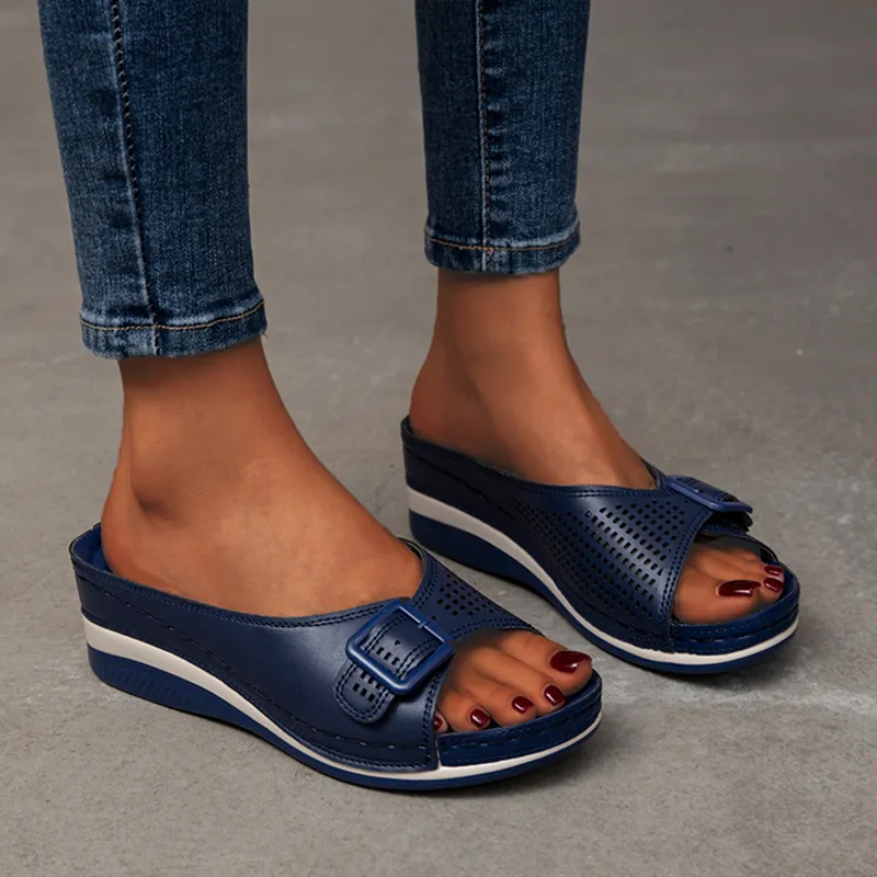 Open Toe Platform Casual Shoes