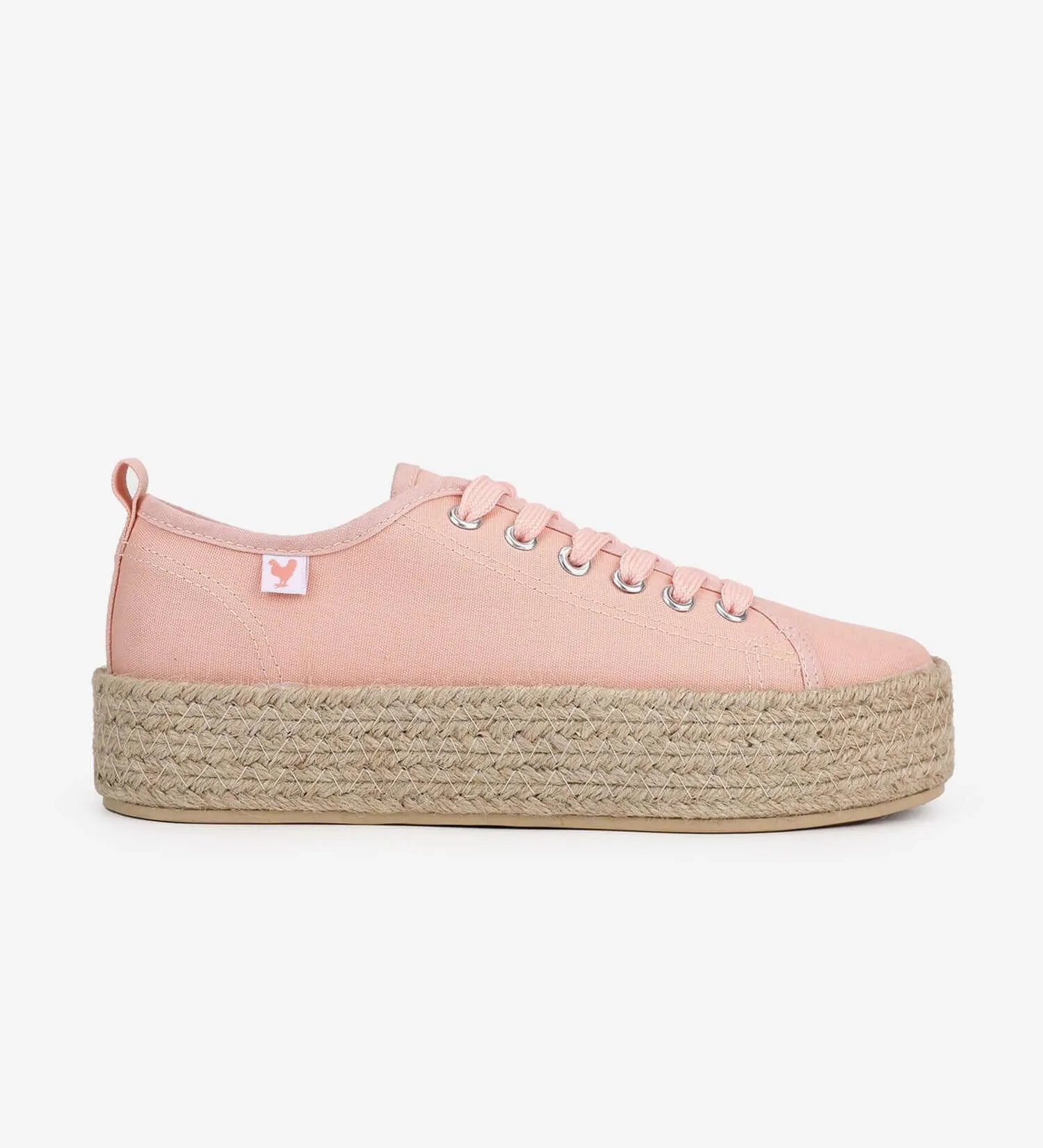 Pitas lace-up 4cm platform espadrille trainers