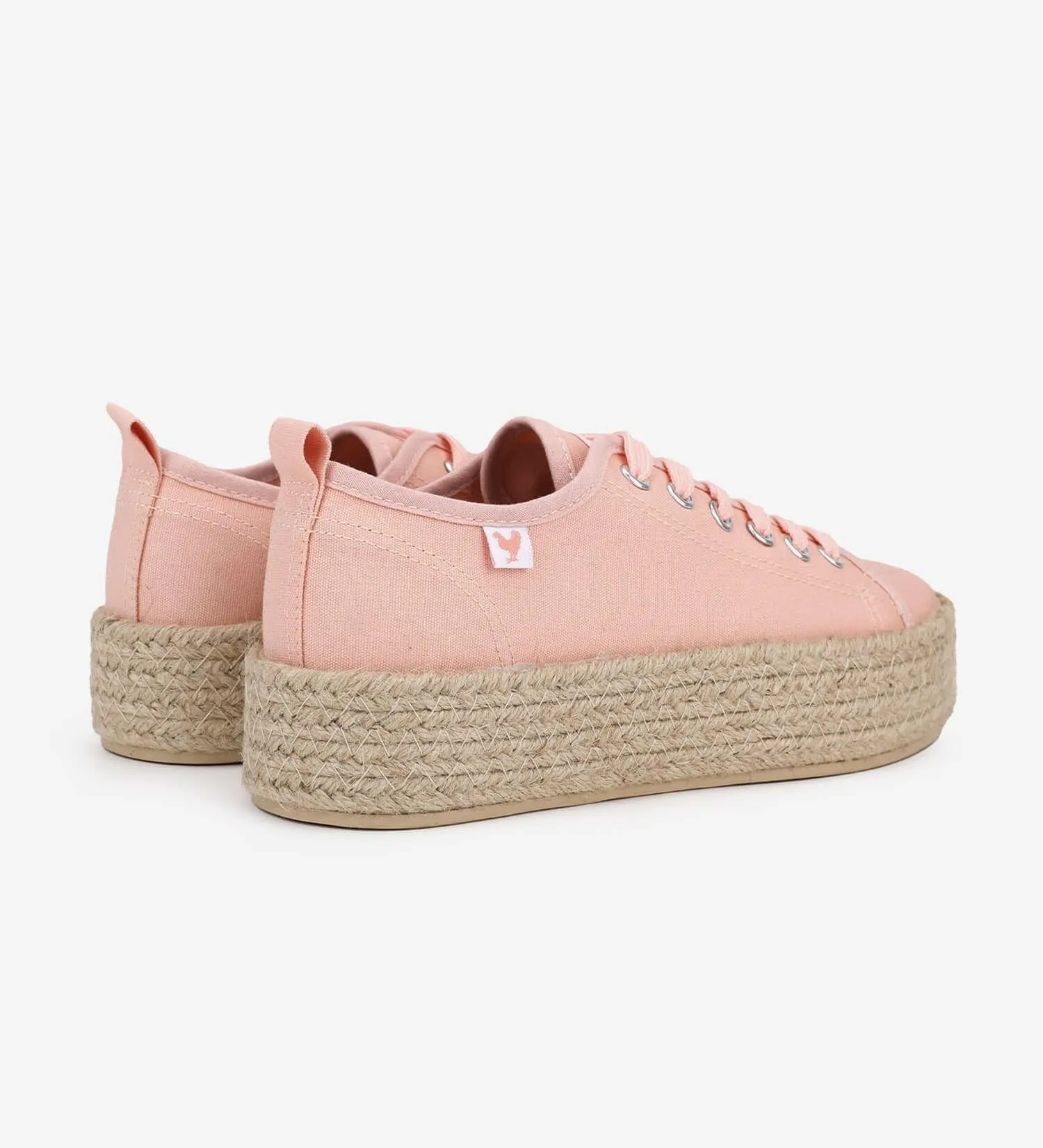 Pitas lace-up 4cm platform espadrille trainers