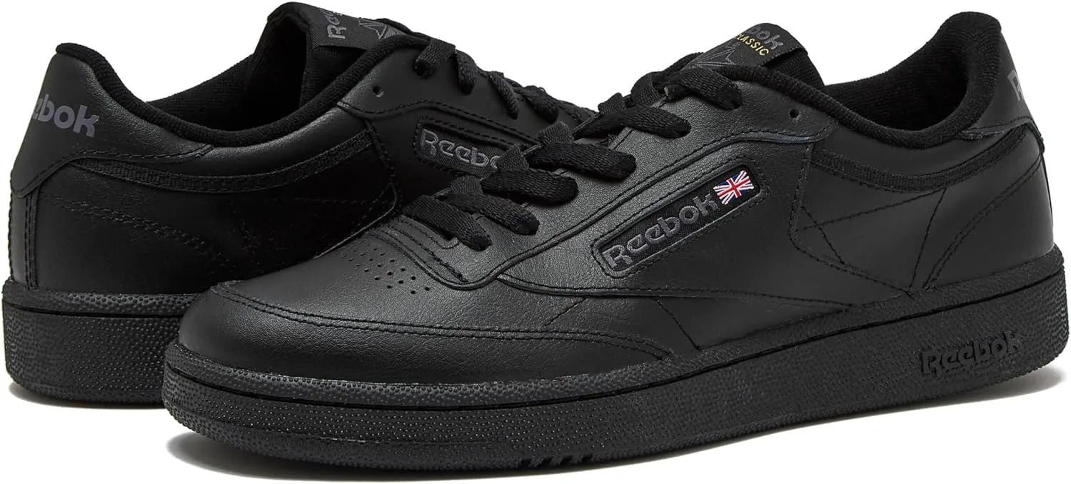 Reebok Men's Club C 85 Tennis Shoes, Casual Fashion White Sneakers