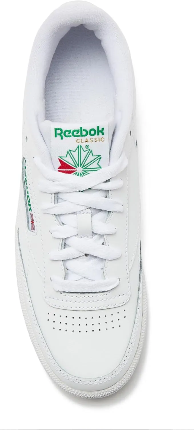 Reebok Men's Club C 85 Tennis Shoes, Casual Fashion White Sneakers