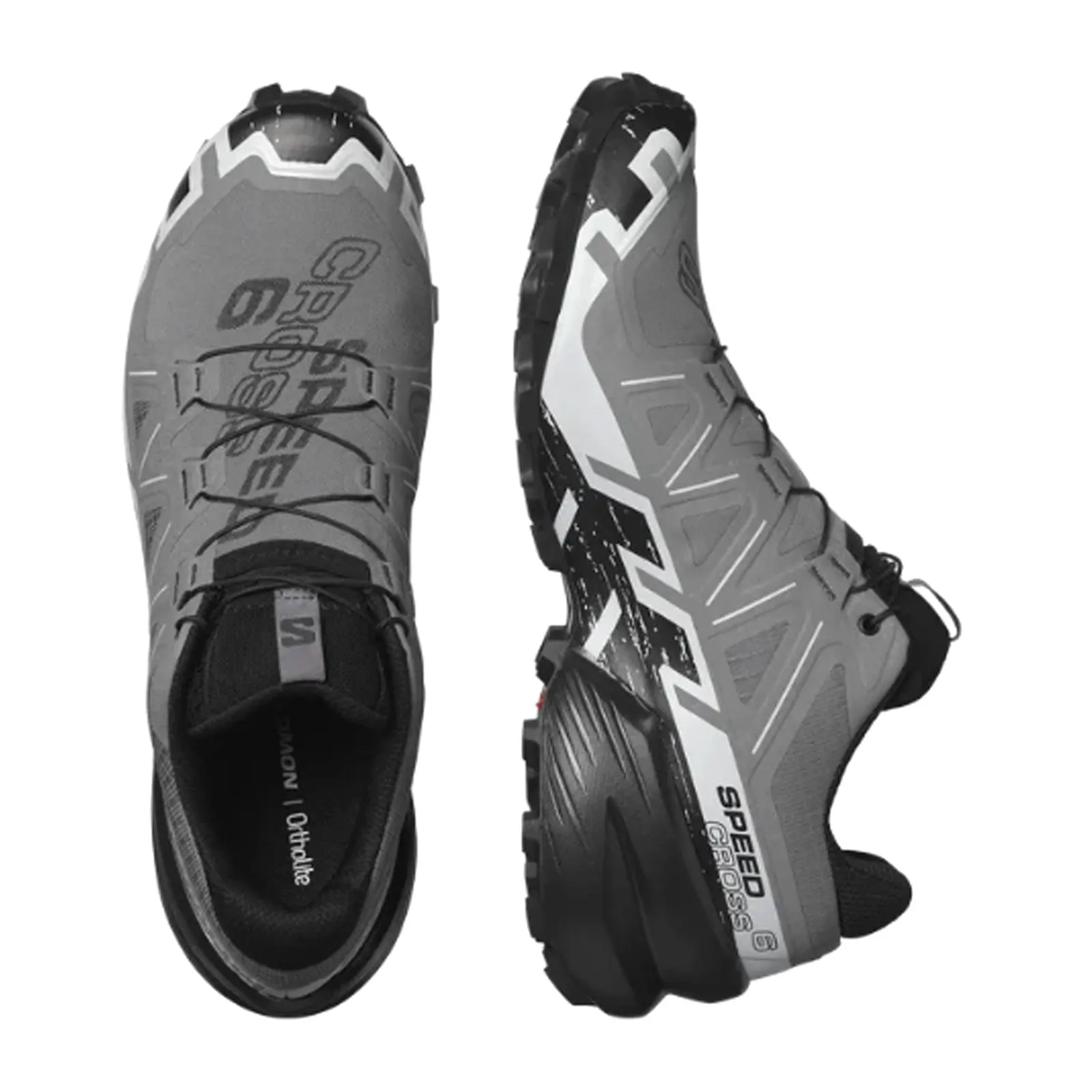 Salomon Speedcross 6 Running Shoe (Men) - Quiet Shade/Black/Pearl Blue