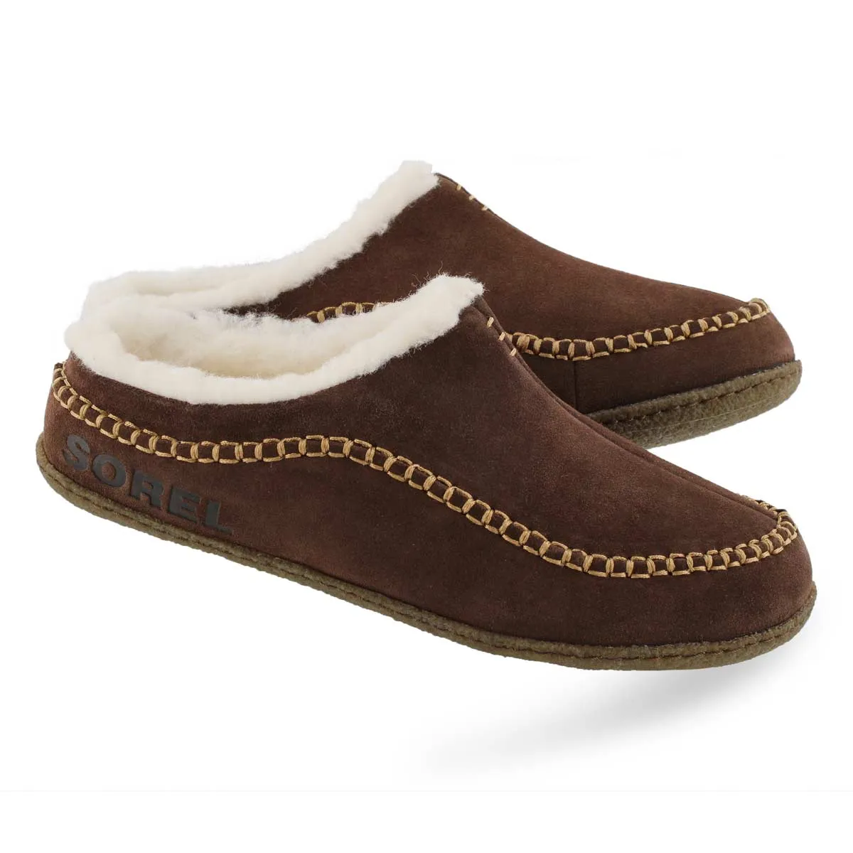 Sorel Men's Falcon Ridge II Slippers- Tobacco