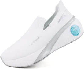 Walking Shoes Women,Slip on Nursing Nurse Sock Shoes,Non Slip Waterproof Tennis Casual Food Service Work Restaurant Kitchen Chef Sneakers